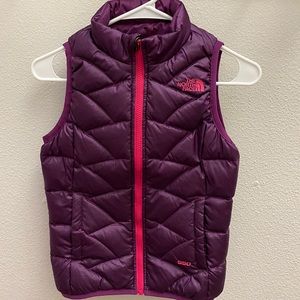 The North Face reversible puffer vest